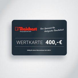 Hochwertige Gutscheinkarte